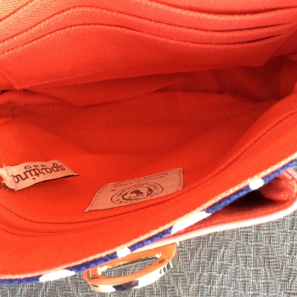 ❌SOLD❌ Spartina Linen and Leather Crossbody Bag - Picture 9 of 11